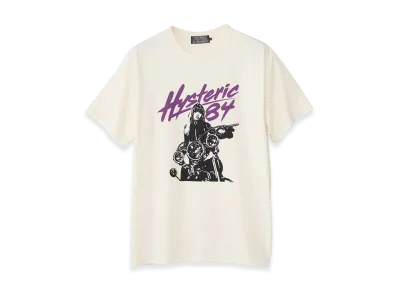 HYSTERIC GLAMOUR Let's Go Crazy T-Shirt "White"