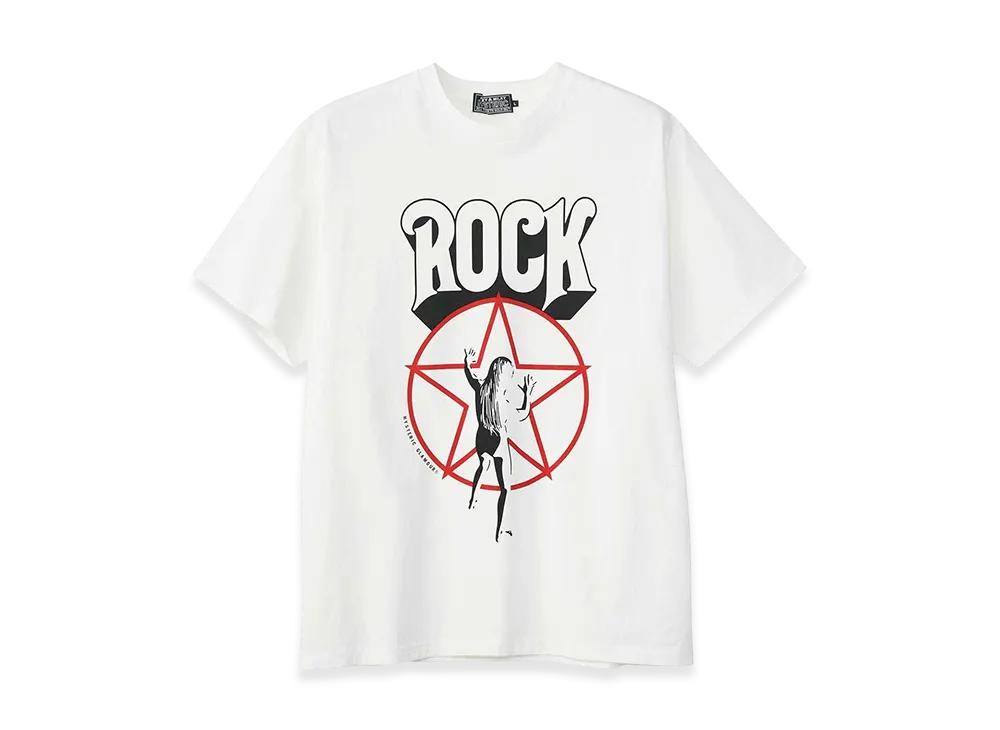 HYSTERIC GLAMOUR Hold Your Fire T-Shirt "White"