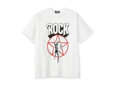 HYSTERIC GLAMOUR Hold Your Fire T-Shirt "White"