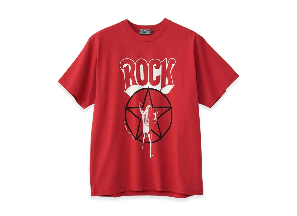 HYSTERIC GLAMOUR Hold Your Fire T-Shirt "Red"