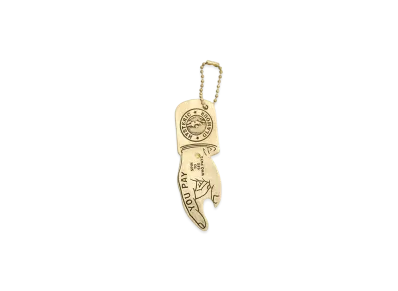 HYSTERIC GLAMOUR You Pay Keychain "Gold"