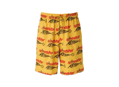 HYSTERIC GLAMOUR Speedster Remix Pattern Easy Shorts "Yellow"