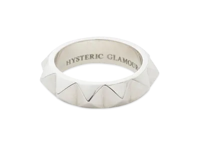 HYSTERIC GLAMOUR Studded Ring Sizes 9-13 "Silver"