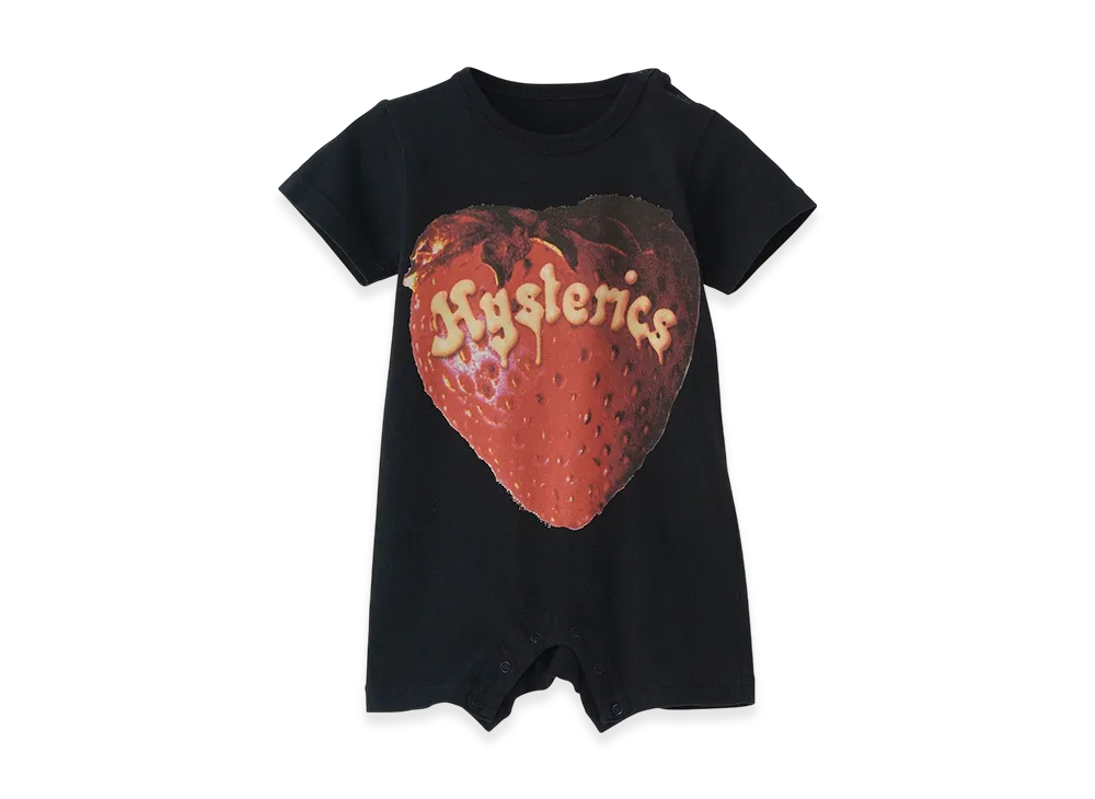 HYSTERIC GLAMOUR Skull Berry Shortall "Black"