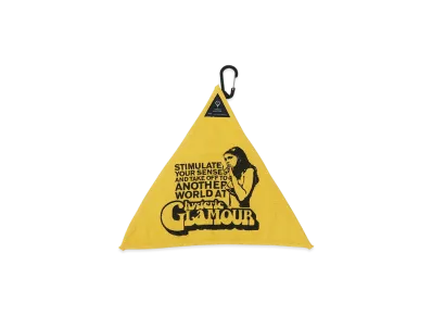 HYSTERIC GLAMOUR Smorking Girl Triangle Towel "Yellow"