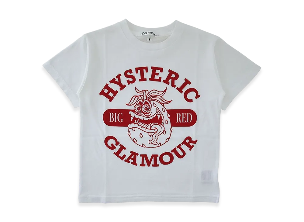 HYSTERIC GLAMOUR STM Big Red T-Shirt "White"