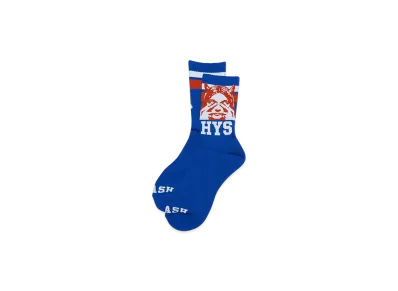 HYSTERIC GLAMOUR See No Evil Sports Socks "Blue"