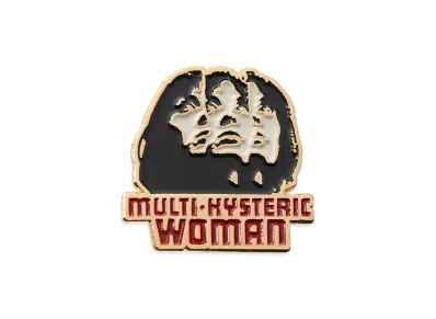 HYSTERIC GLAMOUR Multi Hysteric Woman Pin Badge "Gold"