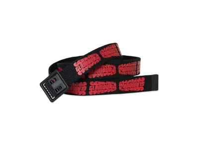 HYSTERIC GLAMOUR Flame Logo Tape Belt "Black"