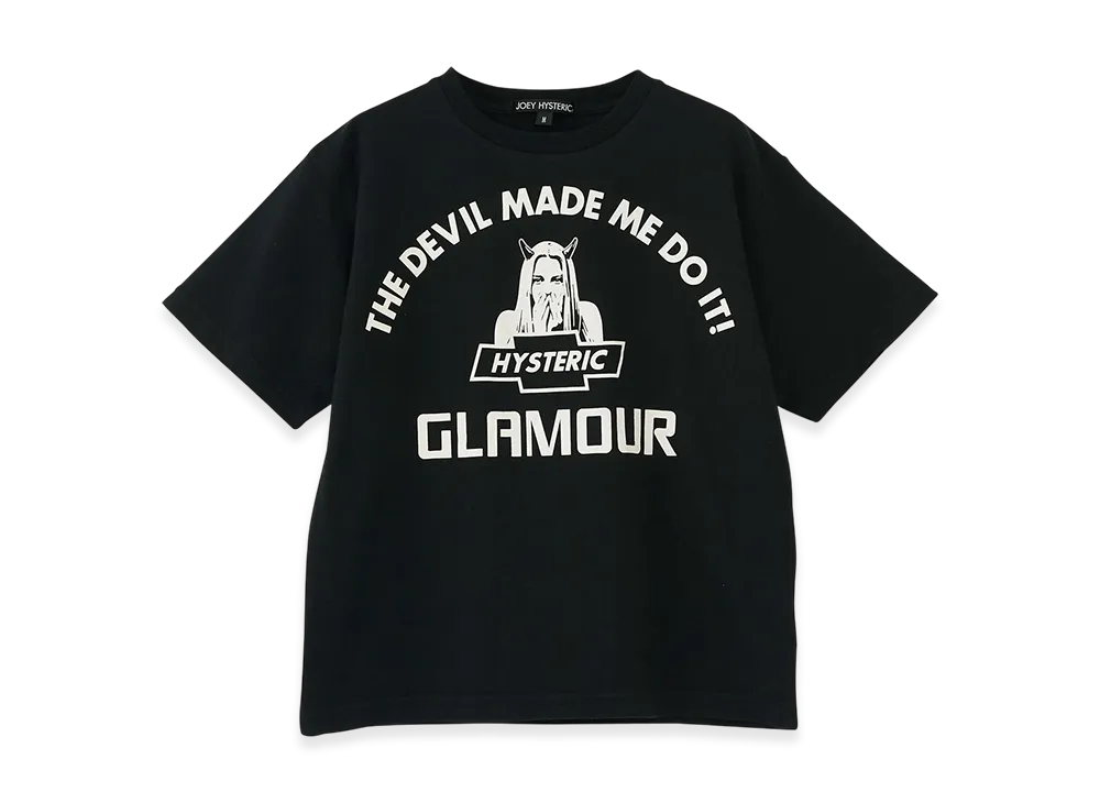 HYSTERIC GLAMOUR Devil Made Me Do It T-Shirt "Black"