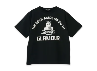 HYSTERIC GLAMOUR Devil Made Me Do It T-Shirt "Black"