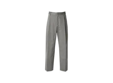 HYSTERIC GLAMOUR 1-Tuck Wide Chino Pants "Top Gray"