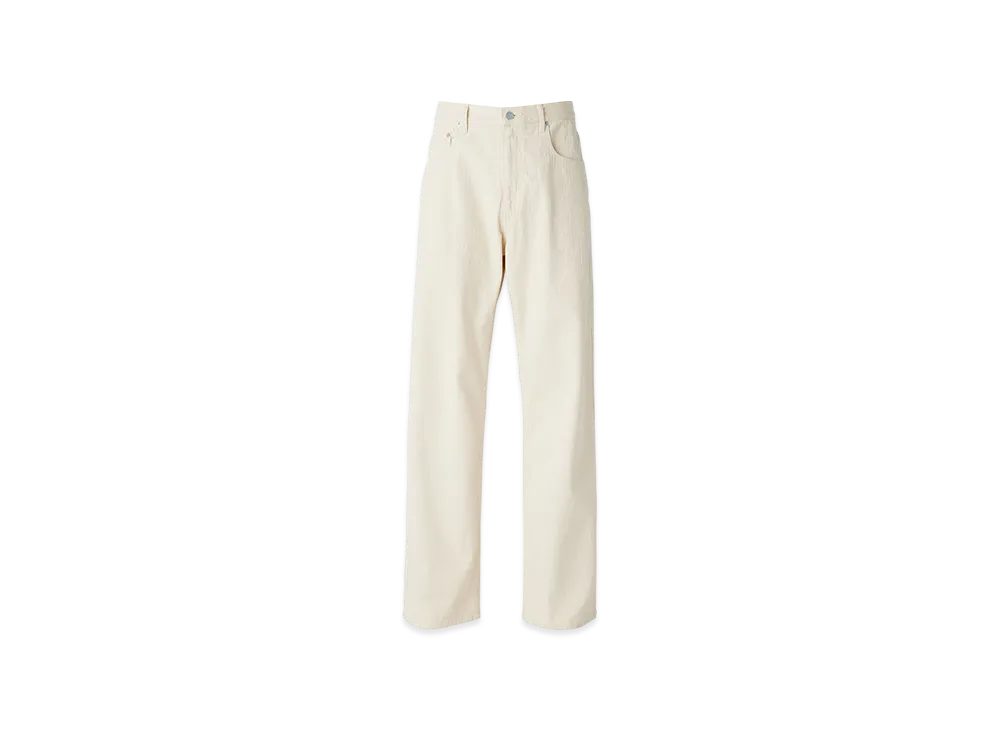 HYSTERIC GLAMOUR Loose Straight Pants "White"