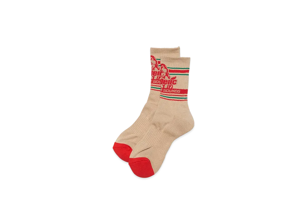 HYSTERIC GLAMOUR Hysteric Woman Sports Socks "Beige"