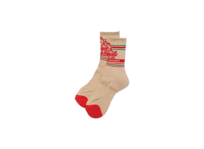 HYSTERIC GLAMOUR Hysteric Woman Sports Socks "Beige"