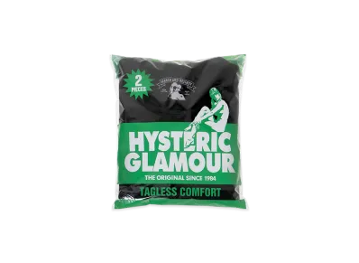 HYSTERIC GLAMOUR Hys Symbol 2Pacs T-Shirt "Black"