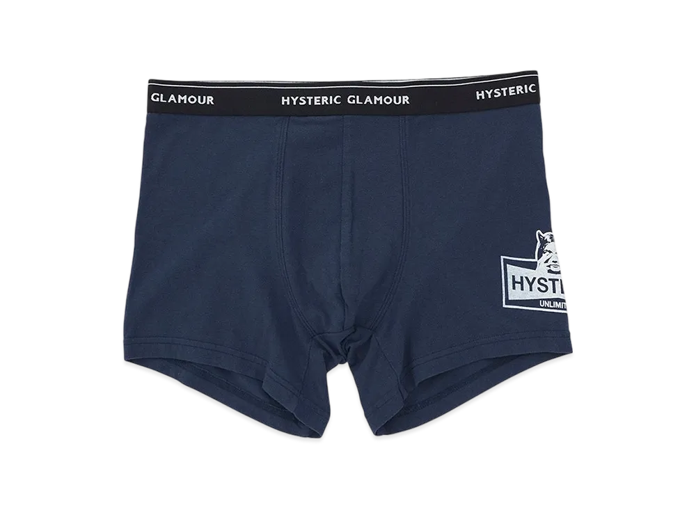 HYSTERIC GLAMOUR Hysteric Unlimited Boxer Briefs "Navy"
