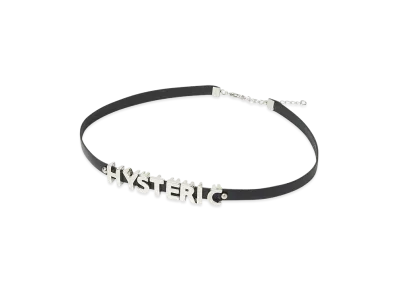 HYSTERIC GLAMOUR Metal Symbol Logo Choker "Black"