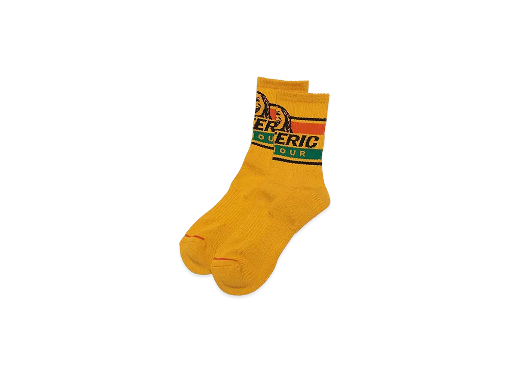 HYSTERIC GLAMOUR Make Me Smile Skater Socks "Yellow"