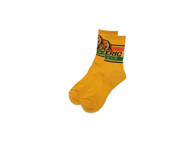 HYSTERIC GLAMOUR Make Me Smile Skater Socks "Yellow"