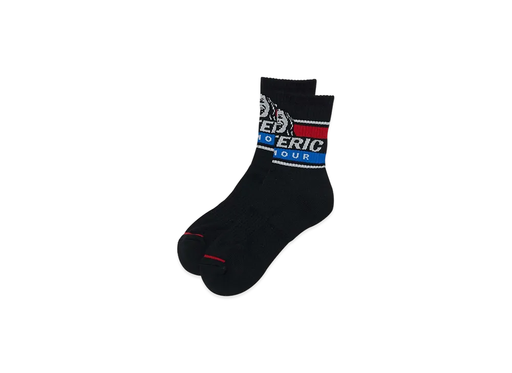 HYSTERIC GLAMOUR Make Me Smile Skater Socks "Black"