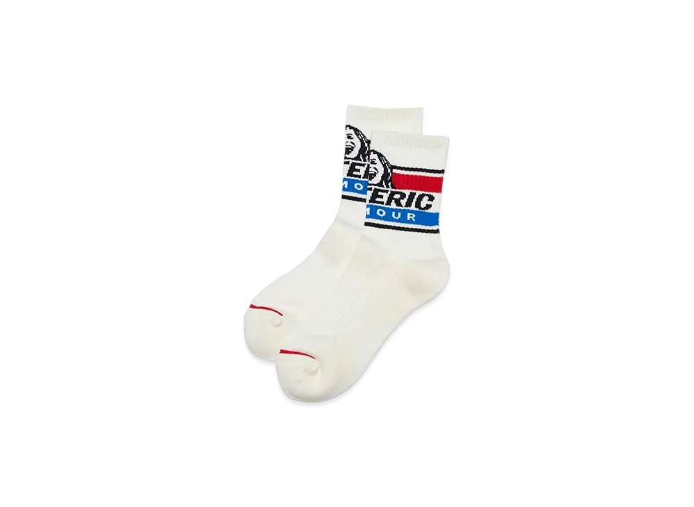 HYSTERIC GLAMOUR Make Me Smile Skater Socks "White"
