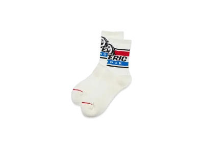 HYSTERIC GLAMOUR Make Me Smile Skater Socks "White"