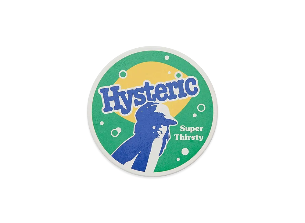 HYSTERIC GLAMOUR Super Thirsty Coaster "Green"