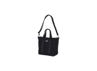 HYSTERIC GLAMOUR Studs Canvas Crossbody Bag "Black"