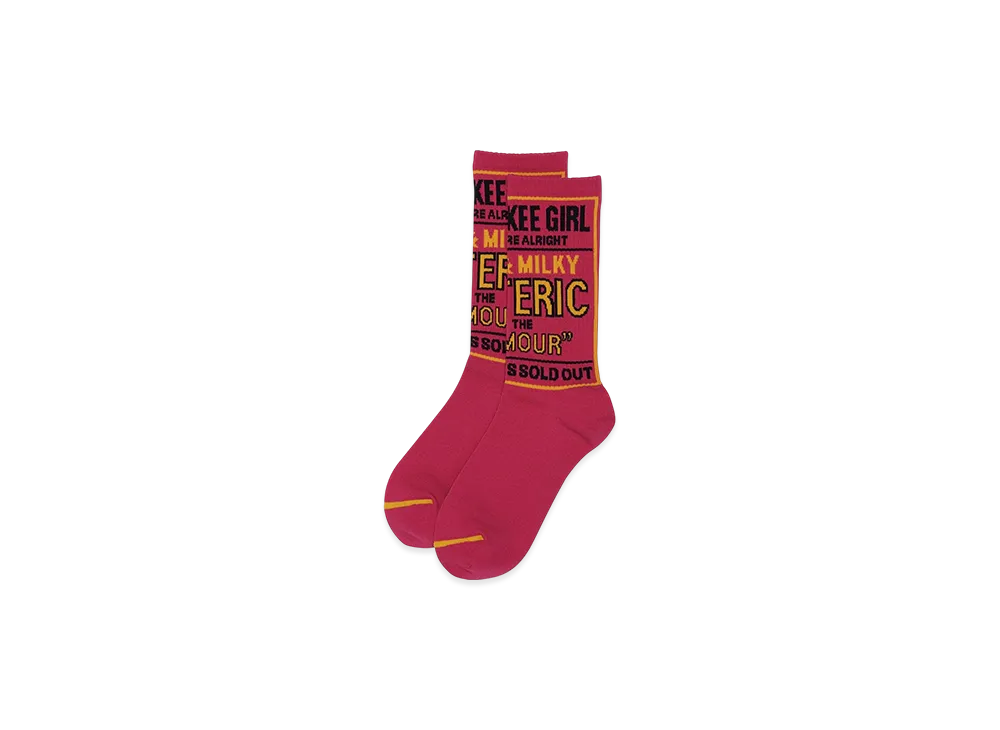 HYSTERIC GLAMOUR Dizzy&Milky Socks "Pink"