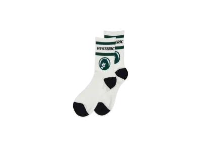 HYSTERIC GLAMOUR Circle Girl Socks "Green"