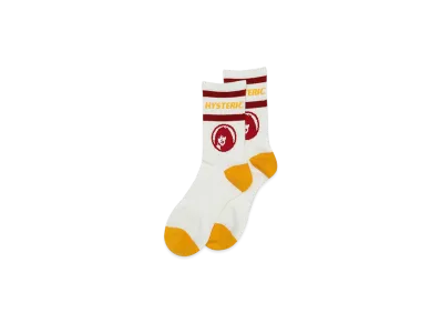 HYSTERIC GLAMOUR Circle Girl Socks "Red"