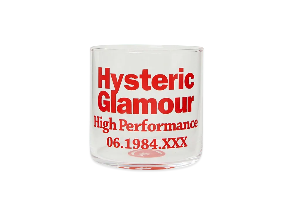 HYSTERIC GLAMOUR Hysteric Sign Glasses "Red"