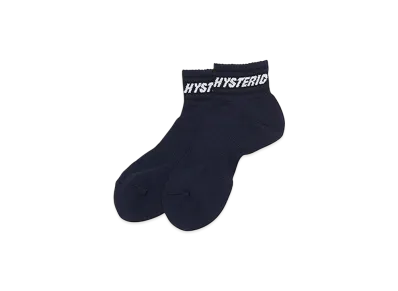 HYSTERIC GLAMOUR Logo Cordura Socks "Navy"