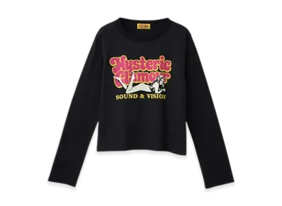 HYSTERIC GLAMOUR Sound&Vision T-Shirt "Black"