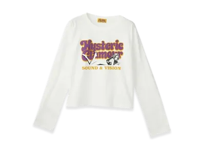 HYSTERIC GLAMOUR Sound&Vision T-Shirt "Whire"