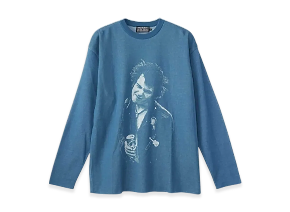 HYSTERIC GLAMOUR Dennis Morris/Sid Vicious Jacquard Sweater "Blue"