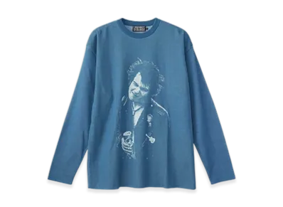 HYSTERIC GLAMOUR Dennis Morris/Sid Vicious Jacquard Sweater "Blue"