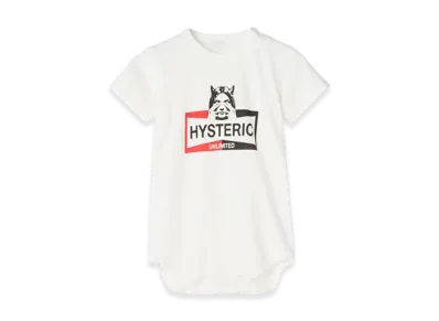 HYSTERIC GLAMOUR Hysteric Unlimited Rompers "White"