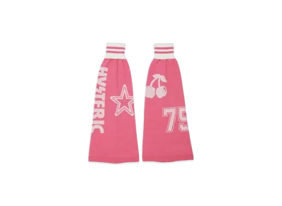 HYSTERIC GLAMOUR Hysteric Logo Jacquard Leg Warmers "Pink"