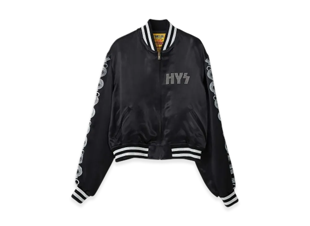 HYSTERIC GLAMOUR Snaske Loop Sukajan Jacket "Black"