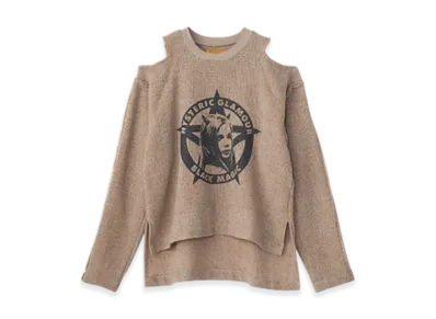 HYSTERIC GLAMOUR Black Magic Woman Pullover Shirt "Beige"