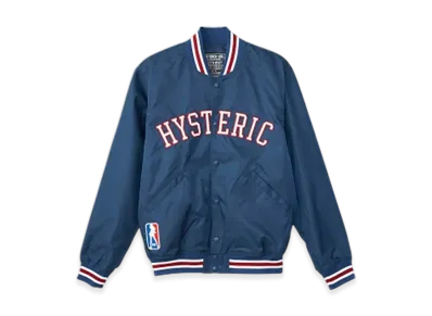 HYSTERIC GLAMOUR Hysteric Association Stadium Jacket "Navy"