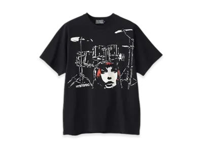 HYSTERIC GLAMOUR Drum Set T-Shirt "Black"