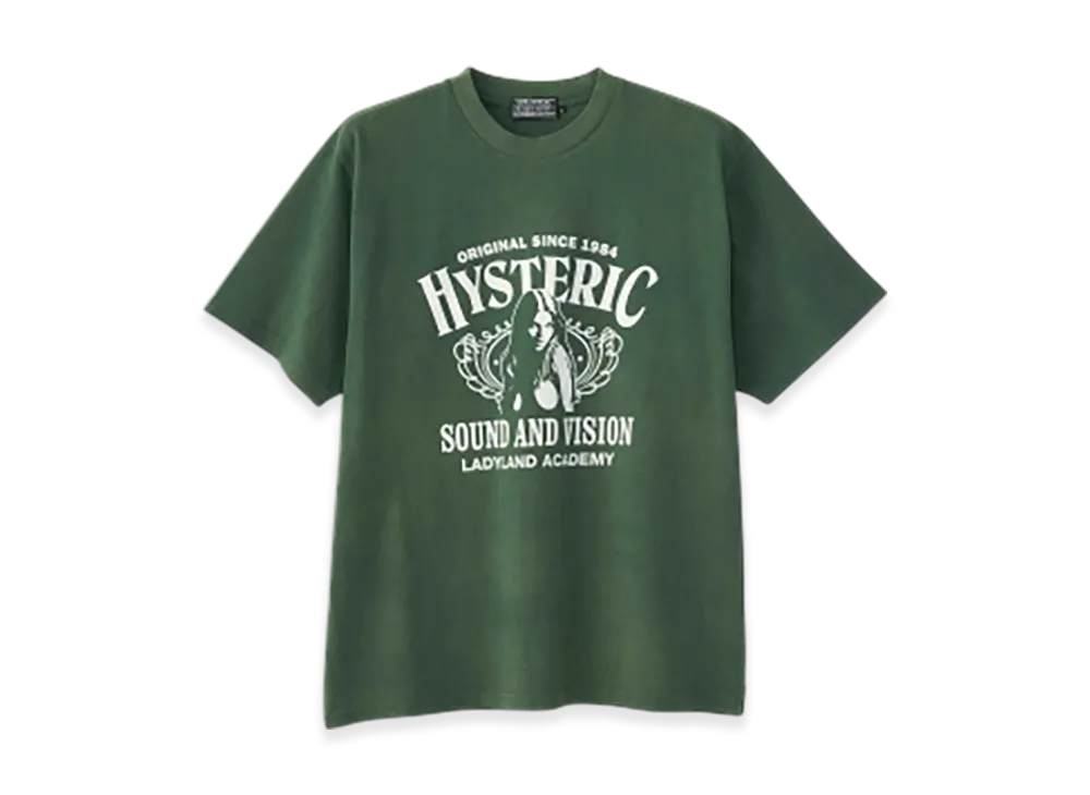 HYSTERIC GLAMOUR Ladyland Academy T-Shirt "Green"