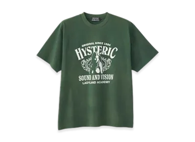 HYSTERIC GLAMOUR Ladyland Academy T-Shirt "Green"