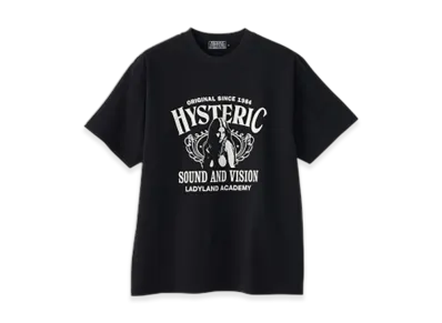 HYSTERIC GLAMOUR Ladyland Academy T-Shirt "Black"