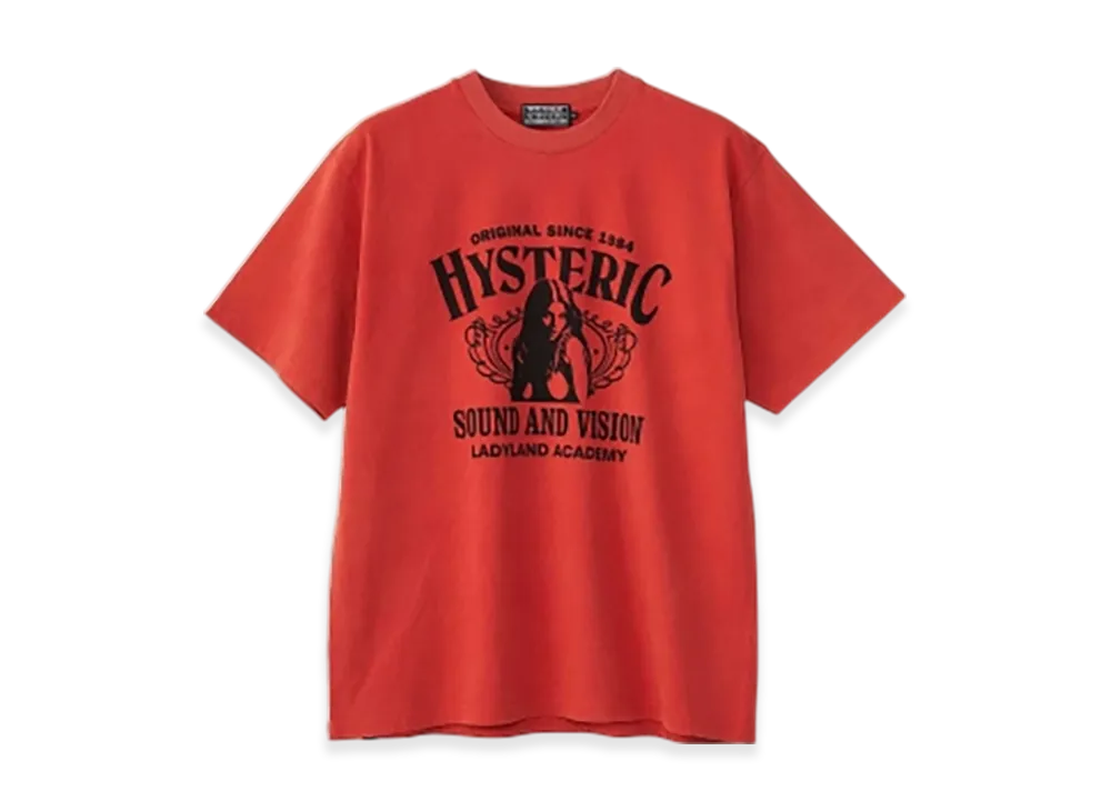 HYSTERIC GLAMOUR Ladyland Academy T-Shirt "Red"