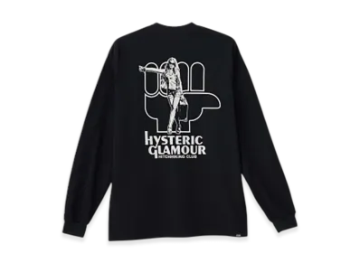 HYSTERIC GLAMOUR Hys Hitchhiking Club T-Shirt "Black"