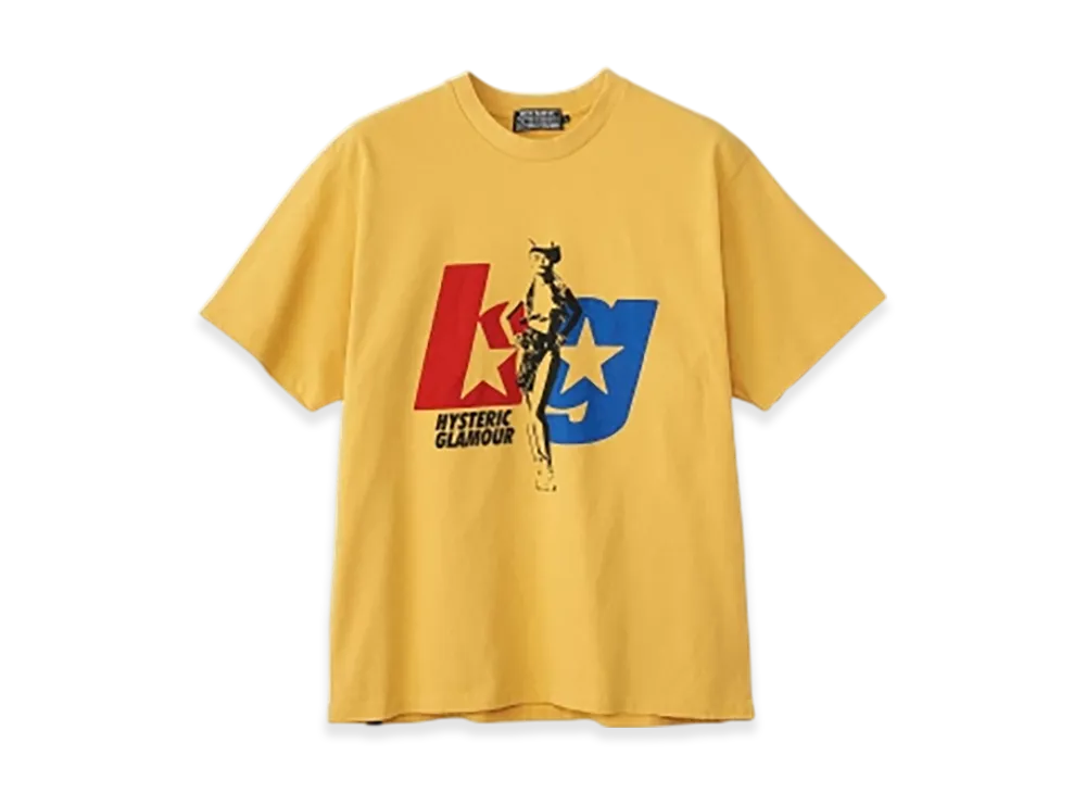 HYSTERIC GLAMOUR Wicked Way T-Shirt "Yellow"